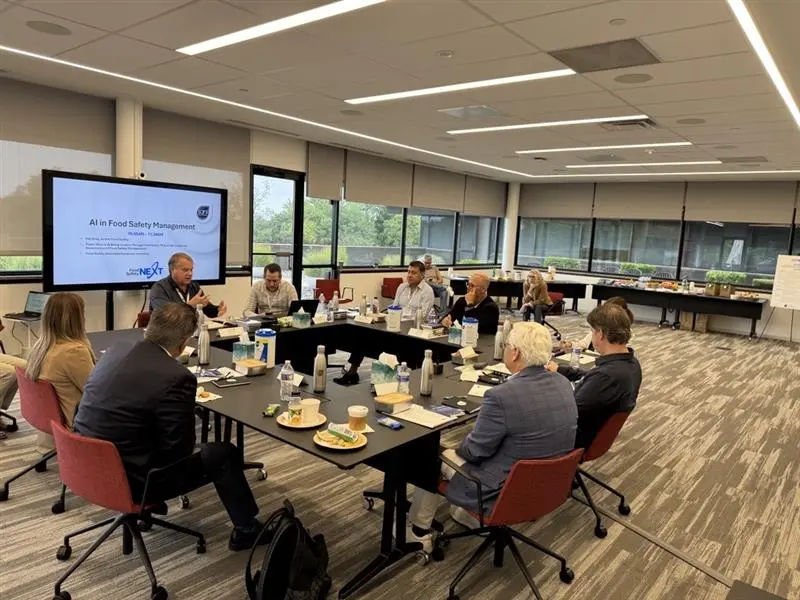 Food Safety Next roundtable session in progress
