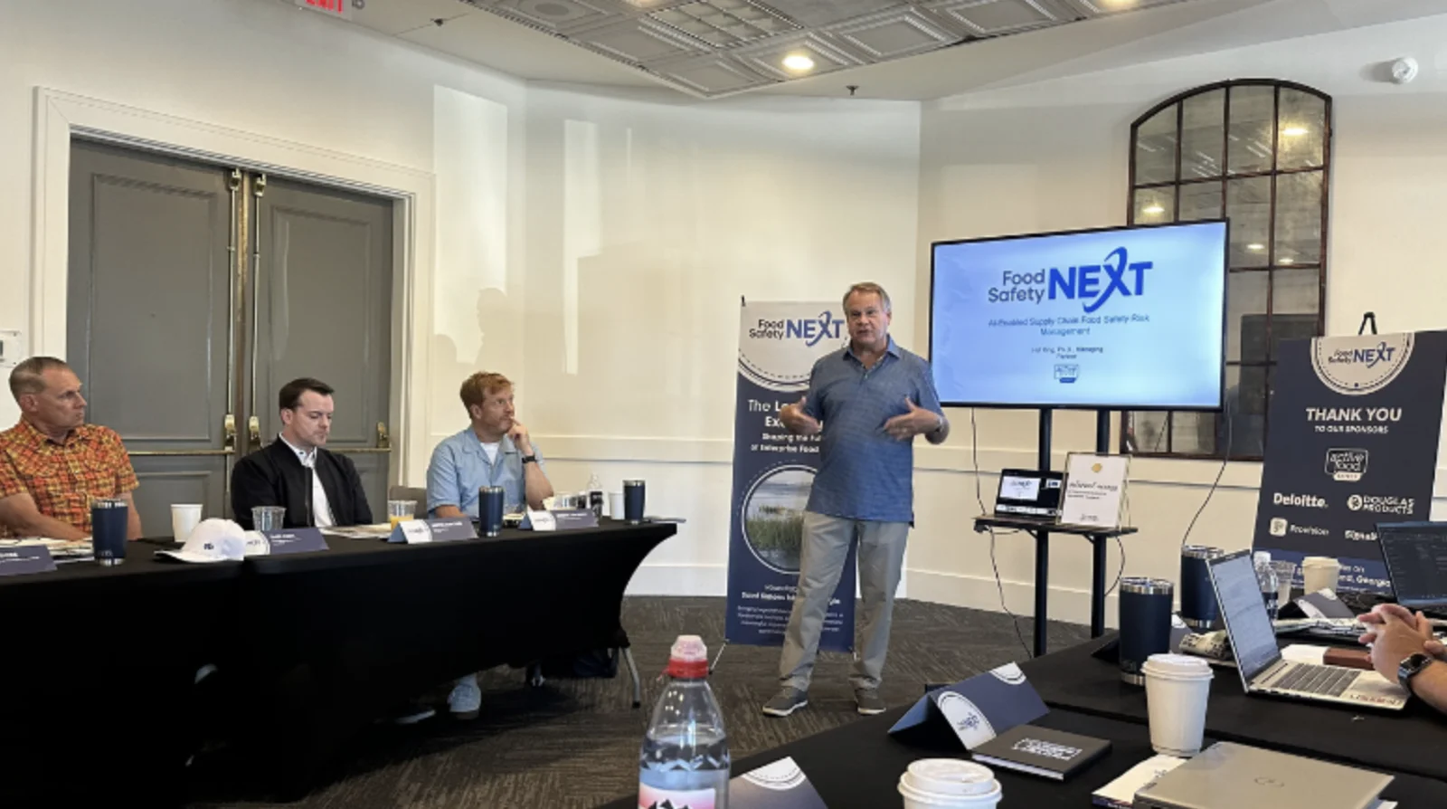Dr. Hal King opens the June 2026 Food Safety NEXT Roundtable on Saint Simons Island